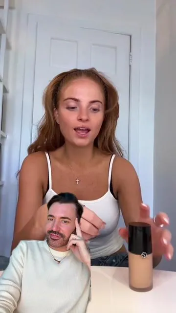 waking up to @sophia la corte talking about my #smallbusiness @illusionbronze 🥹🥹❤️ she’s truly such an angel, and i mean—HELLO, look at that TAN 😍 #greenscreenvideo #selftanner 