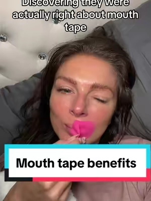 I can’t believe it actually works. Mouth tape even helps relax my jaw at night. #mouthtape #sleep #jaw #jawline #tape #falldealsforyou #tiktokshopblackfriday #tiktokshopcybermonday 