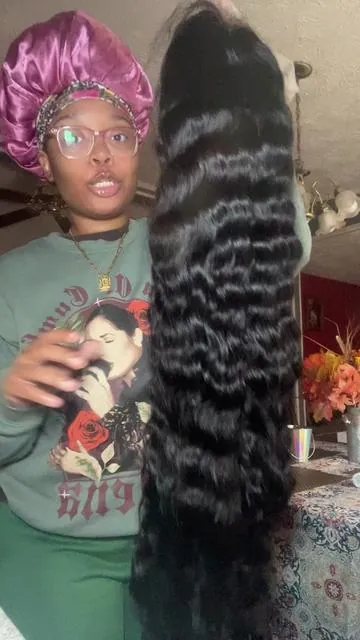 32 Inch 180% density 13x4 HD Deep Wave Wif from @Bling Hair Fashion, link down below, & their having a flash sale!! #tiktokshopfinds #deepwave #wig #lacefrontwig #humanhair #deepwavewig 