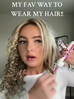 my favoriteeeeee way to wear my hair its so pretty and so easy to do and actually LASTS! #hair #hairstyle #hairtok #curls #curlyhairtutorial #tightcurls #tiktokmademebuyit #curlscheck #curlyhairstyles #curlsfordays #prettyhairstyles 