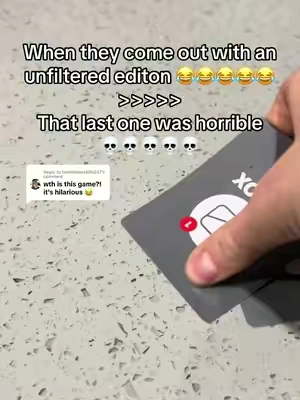 Replying to @farmlifebestlife247 its new phone who dis!! This one is the Unfiltered edition!!  #newphonewhodis #GameNight #gamenightideas #partygames #tiktokshopblackfriday #tiktokshopcybermonday #christmasgiftideas #giftguide #funnygames #humor #christmasgift #tiktokmademebuyit 