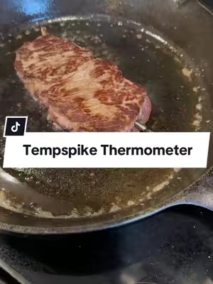 This wireless meat thermometer is a game changer! #meatthermometer #wirelessmeatthermometer #tempspike #animalbased #animalbasednutrition #carnivore #steak #tiktokshopfinds 