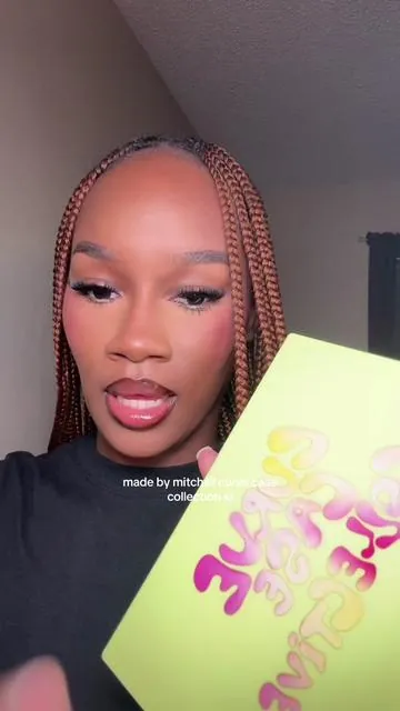 Replying to @Kate💋 the best range of cream blushes you'll ever find @madebymitchell #curvecase #blushpalette #creamblush #blackgirl 