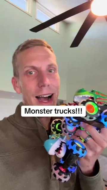 Awesome little monster trucks with light up wheel!  You get 3 in the pack! #monstertrucks #monstertrucktoy #toy #christmasgiftideas #tiktokshopblackfriday #tiktokshopcybermonday