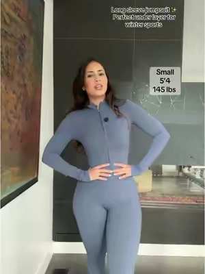 Long sleeve jumpsuit that is sooo comfy 😍 #jumpsuit #longsleevejumpsuit #tiktokshop #onesie 