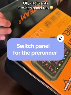 This off road switch panel was a big hit! Building a prerunner is such a great bonding experience for my son and his dad. 💙  @Auxbeam  #prerunner  #builtnotbought  #offroad  #switchpanel  #giftsforhim  #giftguide #tiktokshopblackfriday  #tiktokshopcybermonday  #tiktokshopholidayhaul