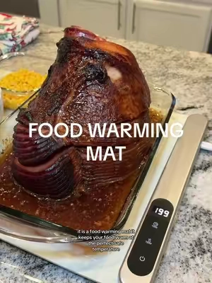 Its currently 44% off + free shipping!!! Stack additional 20% off coupon while it lasts! 😍🙌🏻✨ #foodwarmingmat #foodwarmer #feppo #tiktokshopblackfriday #tiktokshopcybermonday #tiktokshop #spotlightfinds #giftsforher #christmasgift 