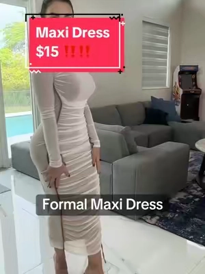 This formal maxi dress is just stunning #maxi #maxidress #dress #dresses #maxidresses #fyp #tiktokshopblackfriday #tiktokshopcybermonday #blackfriday 