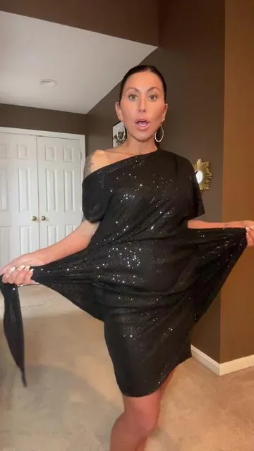 GRACE KARINS CLASSIEST SPARKLY DRESS - perfect for any special event  #classydress #sparklydress #partydress #modestfashion #tiktokshopblackfriday 