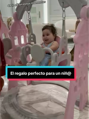 Mi sobrinita se va a poner tan contenta cuando vea su regalo 🥰🥰 #tiktokshop#tiktokshopblackfriday#tiktokshopcybermonday#blackfriday#cybermonday#kidslides#swingset#kidstoys#christmaspresent#kidchristmasgifts#christmasgift#kidschristmasgifts#kidschristmas#kidspark 