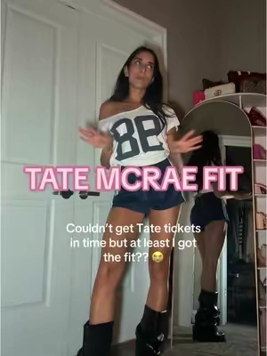 Guys why 😭 pls lmk where you got tix and what show you’re going to so I can live through your vids #tate #tatemcrae #ate #boots #tateboots #tatefit #fitcheck #OOTD #tatemcraeconcertoutfit #ttsblackfriday #ttscybermonday #BFCM #tiktokshopblackfriday #shoptoysandtots#TikTokShopCyberMonday #TTSTakeover #giftguide #ttslevelup #toptiernovember #treasurefinds #ttsdelight #starcreatorcompetition #ttsstarcreator #selfcarefinds #ttsbeautybesties