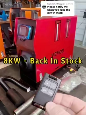 Replying to @field.hopper  8KW back in stock #heater #vevor #holidaydeals 