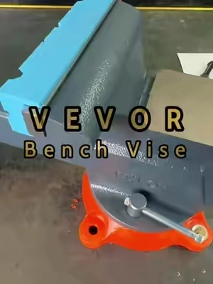Every man needs a quality bench vise in his work shop. This vise comes with milled anvil, full 360 degree rotation, removable milled jaws, and magnetic soft jaws #holidayhaul #vevor #vise #workbench #welding 