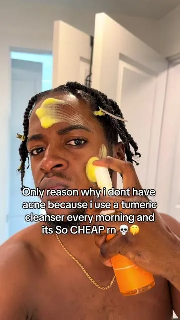 Its so cheap rn 😭..  #turmericsoap #facialtreatment #facialcleanser #turmericskincare #skincare 