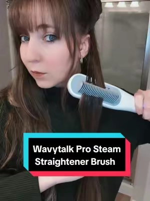 Replying to @aislinn.410 ngl I didn't think it'd last in the rain 😳  @wavytalkofficial plz what magic are you putting in this? 😩🤌🏻 #straighthair #straightenerbrush #steamstraightener #hair #hairtok #hairtutorial #straightener #haircare #wavytalk #wavytalkhair #hairtransformation #hairtutorials #curly #curlygirl 