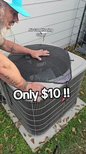 Air Conditioning cover than can possibly save you wasted money on expensive repairs. #airconditioning #acrepair #homemaintenance #DIY #diyproject #homeowner #tiktokshopholidayhaul hopholidayhaul