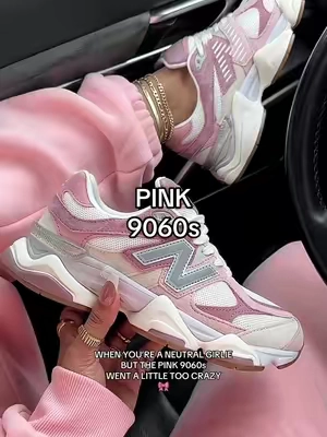 The pink 🎀💕👏🏽 #newbalance9060 #9060 #9060newbalance #pinksneakers #pinkshoes #sneakertok #sneakergirl #chunkysneakers #pinkaesthetic #pinkfashion #tiktokshopsneakers #tiktokshopshoes #TikTokShopHolidayHaul #giftguide #newyearnewaura #mademyyear 