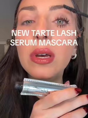 lash serum + mascara in one! NEW @tarte cosmetics lights camera lashes platinum is infused with lash serum to nourish lashes while wearing makeup! Only on TikTok so grab it while ya can! #tarte #tartecosmetics #lightscameralashes #ightscameralashesmascara #lightscameralashesplatinum #lashserum #lashserummascara #trippinwithtarte #tiktokshopnewarrivals #mascara #mascarareview #lashroutine #affordablemascara #mascarahacks #mascarareview #TTSBeautyBesties #tiktokshopyearendsale  #tiktokshopcreatorpicks