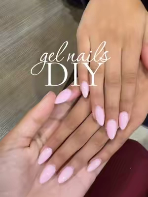 This beats spending $100 at the nail salon & its so much faster! Worth every penny. #DIY #diynails #fullset #fullsetofnails #gelnails #gelnailsathome #nailkit 