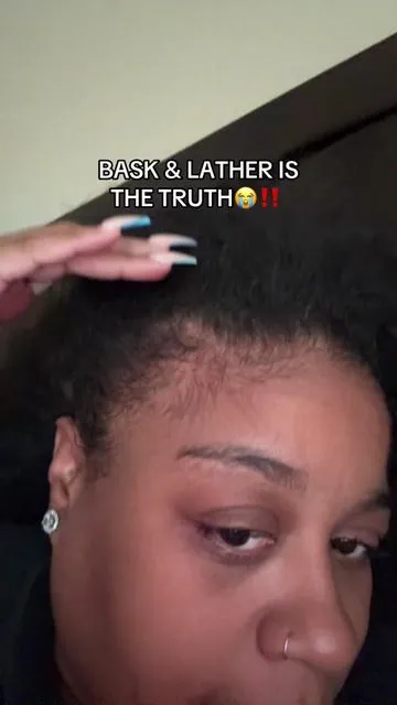 It growing back so well! Thank you🫶🏽 @Bask and Lather Co #fyp #checkinwithcheree #relatable #viralvideo #edges #hairgrowth #hairjourney 