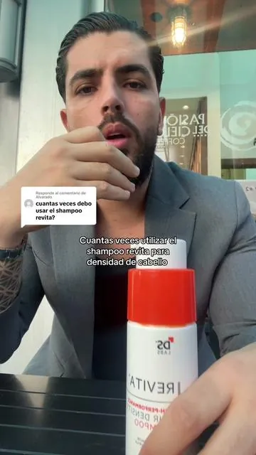 Respuesta a @Alvarado Cuantas veces utilizar el shampoo revita para densidad de cabello ?👇. • utilizarlo unas 5 veces por semana o los primeros meses de forma diaria siempre dejándolo actuar y pueden incorporar también el acondicionador . • si lo quieren pedir lo tienen con descuento en el carrito naranja del video arriba de mi nombre 🤝 #haircare #shampoo #shampooandconditioner #hairgrowth #hairlossremedy #hairlosstreatment #hairlosstips #hairroutine #cabellosano 