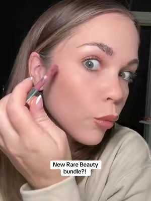 Runninggg to grab this new bundle! #rarebeauty #rarebeautyblush #rarebeautymakeup @Rare Beauty #tiktokshopyearendsale #ttsdelightnow #giftguide #starcreatorcompetition #ttsstarcreator 