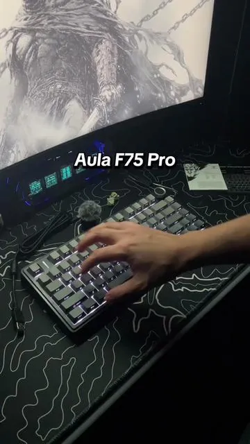 Aula F75 Pro Creamy Keyboard 😍 #keyboard #keyboardasmr #keyboards #favoritegame #keyboardreview #tiktokshopfinds #gaming #setup #rgb #tiktokshop #tiktokshopmademebuyit #aula #aulaf75 #aulaf75pro #aulaf75keyboard #bestbudgetkeyboard #gamingkeyboard #mechanicalkeyboard #unboxing #unboxingkeyboard 