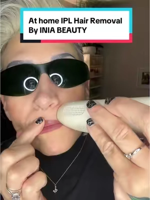 Love this device!  I get so tired of tweezing those hairs!  #hairremoval #facialhair #skincare #antiaging #inia @INIA BeautyCraft 
