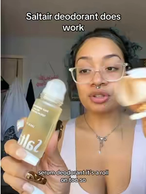 I has been wanting a deodorant that didn’t smell like traditional ones. I’m SICK of those scents ##blackgirltok##saltairdeoderant##deodorant##saltair