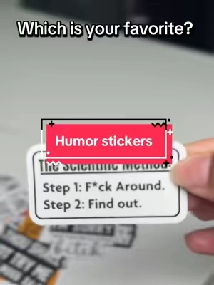 Lol perfect for your sticker collection, your work space, or your water bottle! Some of these described me 😂 i love these humor stickers from @Bearly Funky #stickers #stickershop #bearlyfunkystickers 