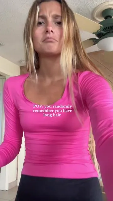 I know it’s weird but sometimes you forget 🤣  #fyp #foryou #foryoupage #hair #longhair 