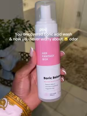 nothing but 5 star reviews on TikTok shop and it lasts forever! #femalehygiene #SelfCare #herfantasybox #femininewash best boric acid feminine wash 