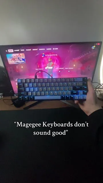 This budget keyboard is perfect for competitive gaming #fyp #foryou #techtok #keyboard #setup #magegee @MageGee Direct Store 