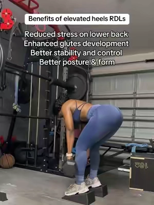 If you are struggling to target your glutes muscles in your RDLs, you definitely want to check out these squats wedge block! #squatwedge #FitTok #GymTok #gymtips #gymequipment #homegymequipment #tiktokshop 