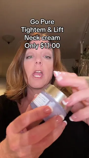 @Gopure is treating us to half price on their Tighten & Lift neck cream #gopure #neckcream #gopureneckcream 