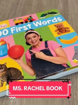 This book is a MUST-HAVE for Ms. Rachel lovers!!!!! 📚✨📖 #msrachel #songsforlittles #missrachel #100firstwords #reading #book #toddlerbooks #toddlerfind #musthave #tiktokmademebuylt #youneedthis 