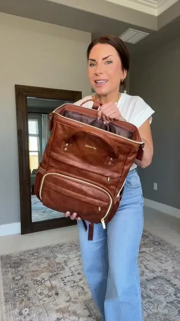 Where has this backpack been my whole life? #diaperbagbackpack #laptopbackpack #teacherbag #travelbackpack #momessentials @Lovevook Bags 