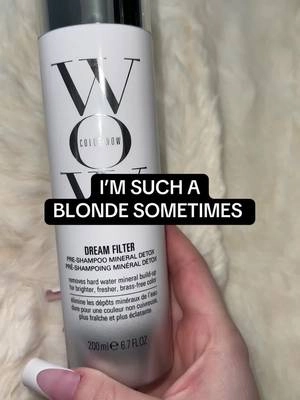 If I’m going to be a blonde, I want to be a platinum blonde  ##ColorWow##DreamFilter##PreShampoo##HairCare##MineralWash##ColorSafe##HealthyHair##HairDetox##GlossyHair##HairTransformation##SalonResults##BrighterBlonde##ColorProtection##ShinyHair##HairCareRoutine##NoMoreBuildUp##VibrantColor##BeautyMustHave##HairGoals##CleanHair