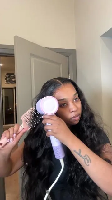 Amazing quality!! 🖤🖤🖤 @OQHAIR lace pre plucked & pre bleached glueless body wave wig👏 Highly Recommend! #bodywavewig #bodywave #curlwave #gluelesswig #wigstyling #layerscut #blackhair #fyp