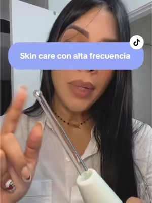 High Frequency - Alta frecuencia 😍 No saben todos los beneficios que tiene esto!  #skin #skincare #highfrequency #spa #spaencasa #acne #colageno #antiaging #lineasdeexpresion 