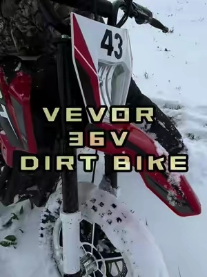 Vevor 36V Electric dirt bike for kids. Disk brakes, 15mph top speed, Battery life is 1 hour. #electricbike #dirtbike #motorcycle 