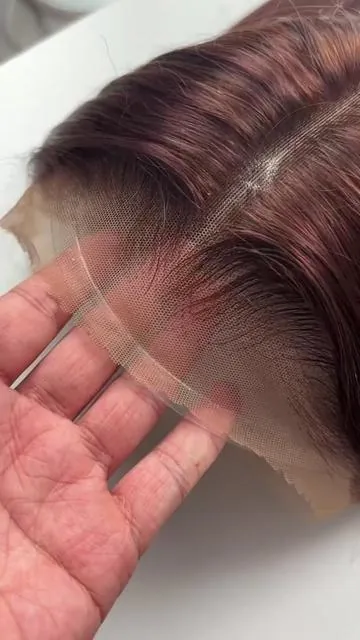 How do you think about her?😍#humanhairwig #wig #lacefrontal #brown #wigtok 