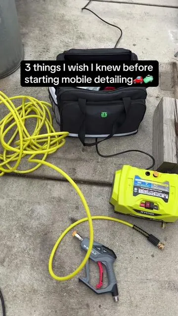 This equipment is high in quality, always buy the best, don’t cheap out. #mobiledetailing #cardetailing #detailingequipment #ryobi #pressurewashing #cardetailingproducts #tts #fyp 