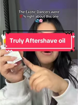 It’s a meant for aftershaving/waxing to prevent ingrowns, hydrate & brighten the skin but you can also just use it to hydrate your whole body and it just smells soooo good!!! 😍🙌🏼 #trulyaftershaveoil #aftershaveoil #skincare #perfumetiktok #brighteningskincare #trulybeauty #tiktokshop #tiktokmademebuyit #tiktokshop 