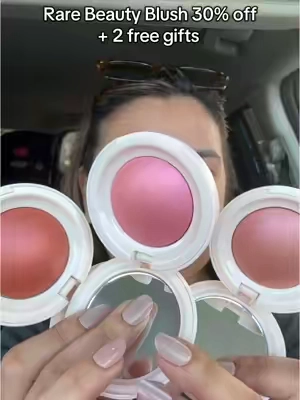 Grab 2 you also get free shipping! Limited time sale! Love the shade hope in the @Rare Beauty blush! #rarebeauty #rarebeautyblush #rarebeautybyselenagomez #powderblush #blush #selenagomez #makeupsale #freegiftsforyou #luminouspowderblushes #ttsbeautybesties 