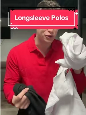 3 longsleeve polos for under $20! #longsleevepolo #longsleeveshirt #poloshirt #tiktokmademebuyit #tiktokmarketplace #tiktokshop 