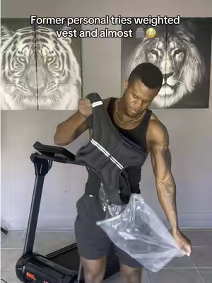 Haven’t used one in YEARS I was mad tired 😪 #weightedvest 