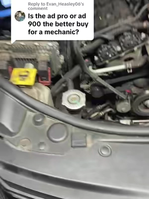 Replying to @Evan_Heasley06 honestly my personal pick would be the AD pro over the ad900 for an obd2 scanner for a mechanic.  #obd2scanner #mechanic #topdon 