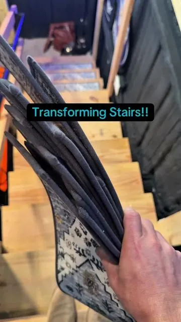 Non Slip Carpet Stair Treads #stairs #flooring #rugs 