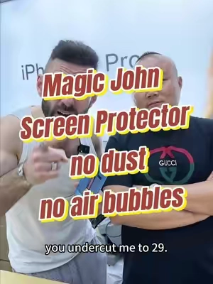 Would you like such a hard and easy-to-paste tempered film?#MAGICJOHN #screenprotector #foryoupage #newyork #losangeles 